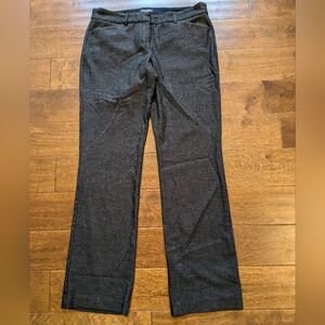 Express Editor Barely Boot Low Rise Stretch 10R Black Pants